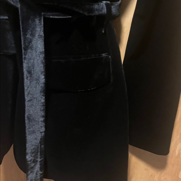 INC International Concepts Black Velvet Blazer - Picture 3 of 6